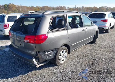 2004 Toyota Sienna Xle из США, поврежденный, VIN 5TDZA22C14S100148